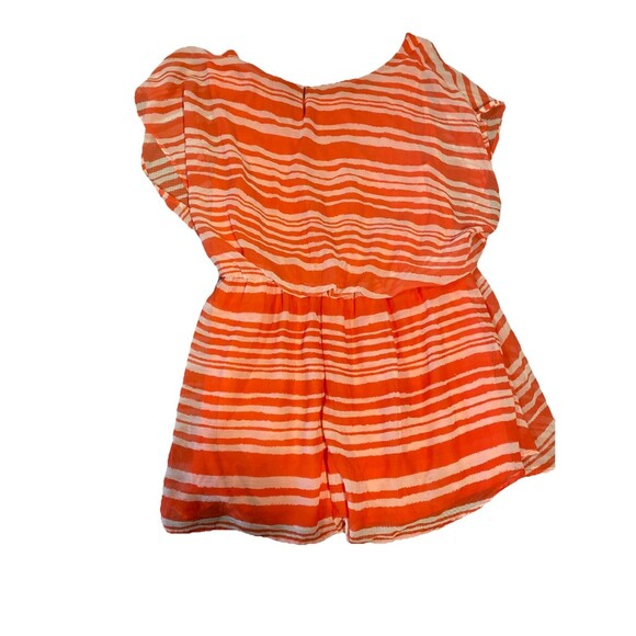 Fun & Flirt 3x Summer Top Orange‎ White Mini Lining - Picture 7 of 7